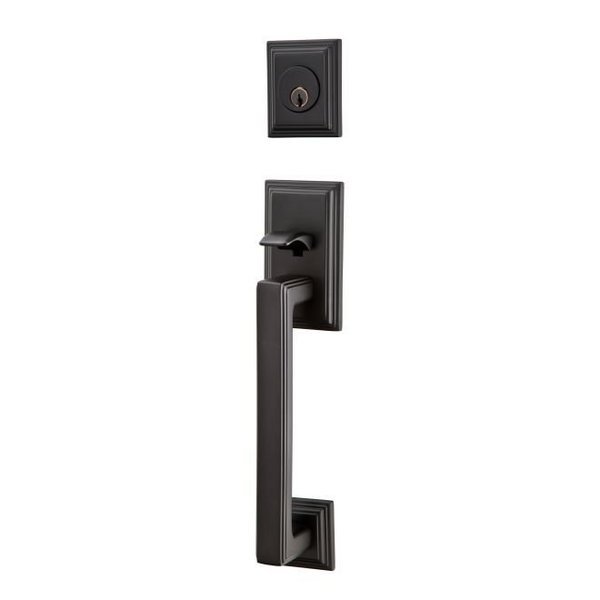 Flat Black Handleset, 4213GTUS19, EMTEK, Mfr# 4213GTUS19